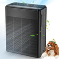 Air Purifiers for Home Large Room Up to 2000 Ft² with Washable Filters, AIUZLK H13 HEPA Filter,Bedroom Air Purifier for Pet,Air Cleaner for Smoke Pet Hair Dander Odor,P260 Black (Black)