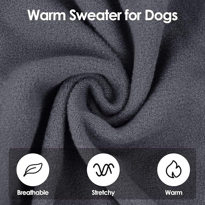 SUNFURA Hair Sticky Cat Clothes, Cat Sweater for Cats Only, 4-Legged Fleece Sweaters Kitten Pajamas Reduce Shedding Fur, Warm Pullover Shirts for Cats, Blue S