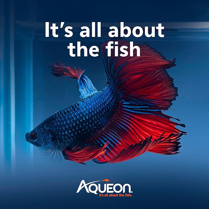 Aqueon PURE Betta Beads, Water Care for Unfiltered Aquariums, Maintains Clear Water and Helps Breakdown Organic Sludge, Black & White