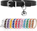 XXS Dog Collar for Teacup Adjustable Teacup Dog Collar for Small Medium Large Dogs 3/8 inch Width (Black, XXS)