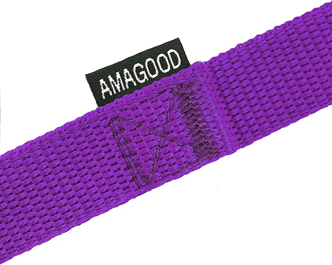 AmaGood Dog/Puppy Obedience Recall Training Long Dog Leash- 20 feet 30 feet 50 feet 15 feet Long Leash for Dogs Training,Recall,Play,Safety,Camping (Purple, 30 Foot (Pack of 1))