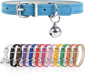XXS Dog Collar for Teacup Adjustable Teacup Dog Collar for Small Medium Large Dogs 3/8 inch Width (Blue, XXS)