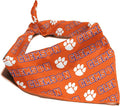 Clemson Tigers Officially Licensed Bandana for Dogs and Cats | Fits Pets Great Gift Idea | Easy-to-Tie (Large, 28"