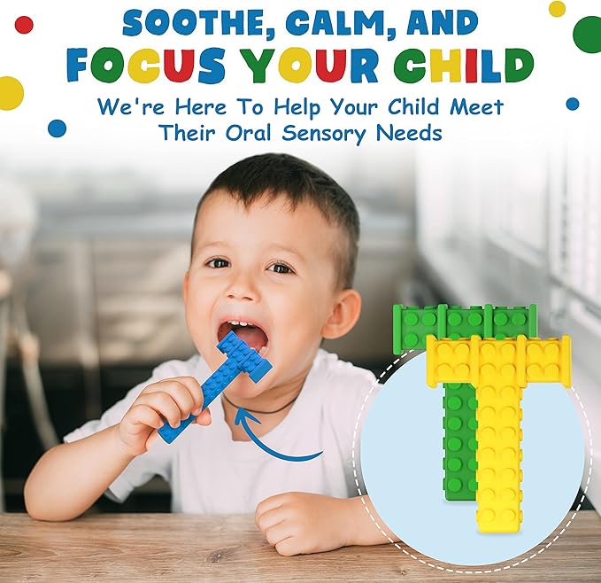 Chewy Sensory Toys for Kids with Autism Sensory Product for Adults Teens Toddlers, ADHD Tools for Kids, ADHD Toys for Autistic Children, Oral Motor Tool Tube, Mouth Toys, Chew Stick (Winter)