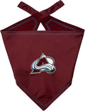 Pets First NHL Colorado Avalanche TIE Bandana, Size Small/Medium. Dog Bandana Scarf Bib for Pet Cat Dog. The Ultimate Game-Day, Party Bandana