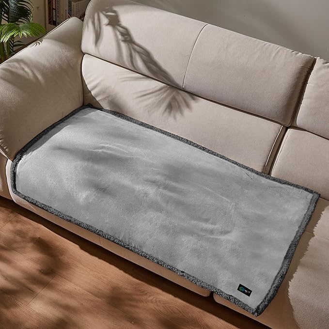 Kritter Planet Waterproof Dog Blanket, Reversible Water Proof Pet Blanket for Couch, Bed & Car, Washable Couch Covers for Medium Dogs - Protects Furniture from Fur, Dirt, and Accidents