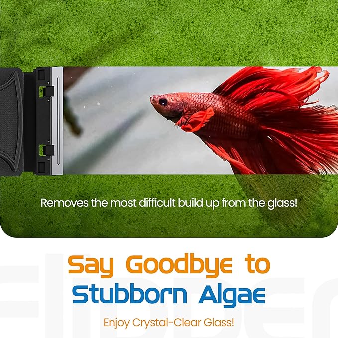 Flipper Standard Aquarium Algae Remover for Fish Tank Cleaner Replacement Blades, Pack of 2 - Glass Scraper Blades for Cleaning Kits - Water Cleaning Accessory