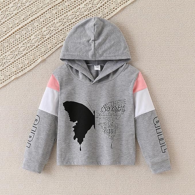Toddler Baby Girls Clothes Long-sleeve Tie Dye Hoodie Sweatshirt Pants Hooded Outfit Set