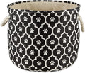 Bone Dry 6192 Pet Storage Collection Lattice Paw Print, Large Round, Black