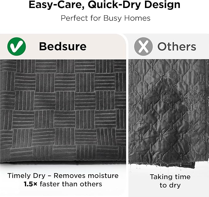 Bedsure Waterproof Couch Cover for Dogs Washable - Waterproof Blanket for Couch Sofa Cozy, Lightweight Furniture Protector for Pet Cat Quick Drying Puppy, Charcoal, 30x70IN