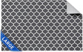 Cooyes Large Dog Food Mat 16"×24", Ultra-Absorbent Dog Bowl Mat for Food and Water, Pet Feeding Mat with Non-Slip Back, Cat Placemats with Water-Locking Bottom That Protects Floors